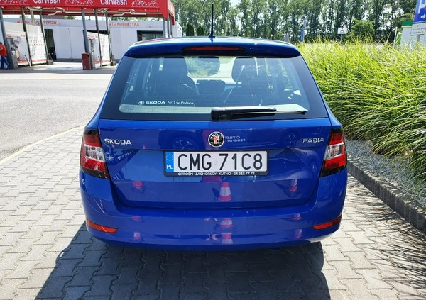 Skoda Fabia cena 36000 przebieg: 142454, rok produkcji 2019 z Sieradz małe 79